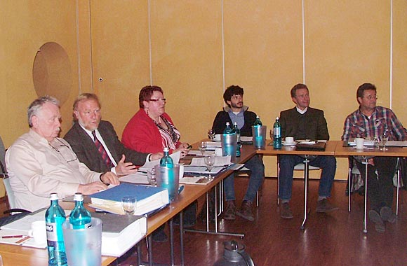 Unter der Leitung des BDC-Vorsitzenden Michael Schattenberg, links, wurde auf der Vorstandssitzung intensiv über die wichtigen Themen für deutsche Pilzerzeuger beraten.