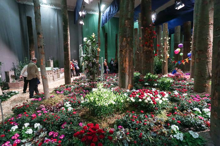 Die Blumenhalle ist einer der Publikumsmagneten der Internationalen Grünen Woche in Berlin.