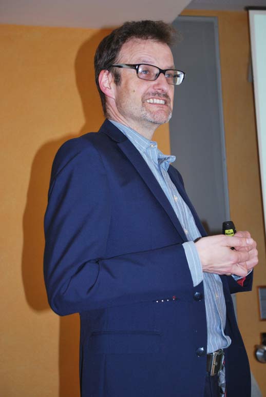 Michael Legrand berichtete in Hannover über die erfolgreiche Öffentlichkeitsarbeit des BDC.