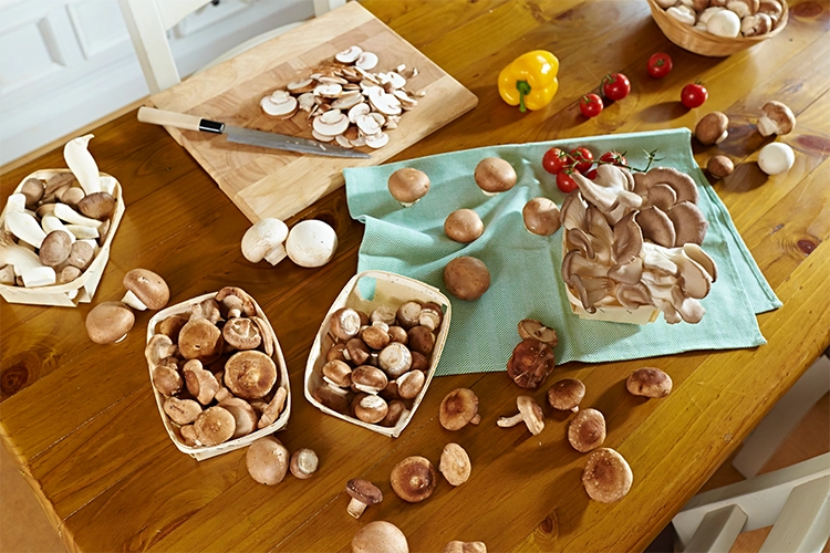 Verzehr von Speisepilzen